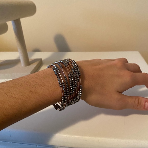 Stella and Dot Sparkly Bardot Spiral Bangle - Picture 4 of 7